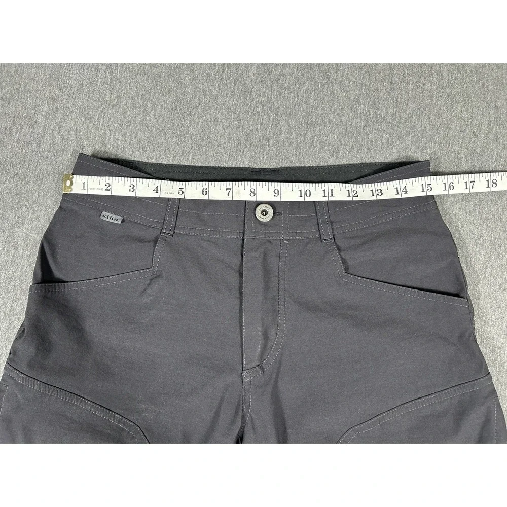 Kuhl Radikl Men's Hiking Pants 30x30 Gray Articulated Stretch Outdoor Gorpcore